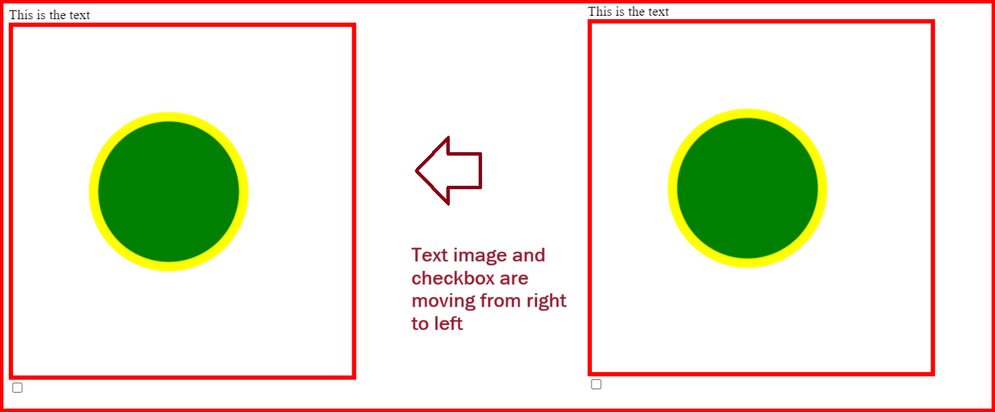 Picture showing the output of marquee tag in html